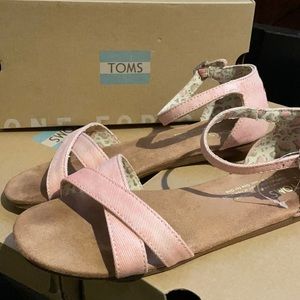 Toms Pink flat sandals